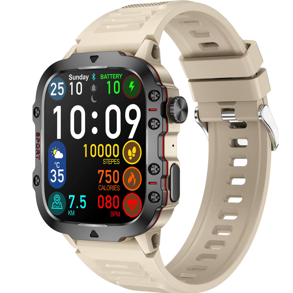 VALDUS 1.96 Inch HD Screen Multi Sport Mode Smartwatch Supports Flashlight Breathing Training QX11 Waterproof Smart Watch