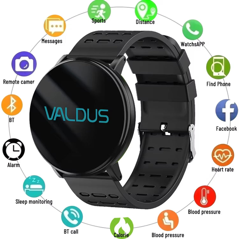 VALDUS 2024 NEW Smartwatch Android Phone Full Touch Custom Dial Smart Watch Women Smart Watch Men