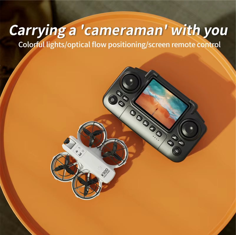 SJY-K100MAX Mini Drone with Screen Remote Control 4K Esc Camera Obstacle Avoidance Photography Drone Uav Optical Flow