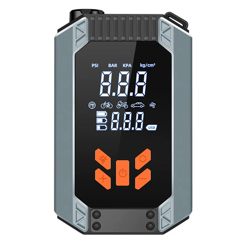 Portable Car Jump Starter Power Bank with Air Compressor for 12V Vehicle 7200Mah Strong Start Jump with Air Pump