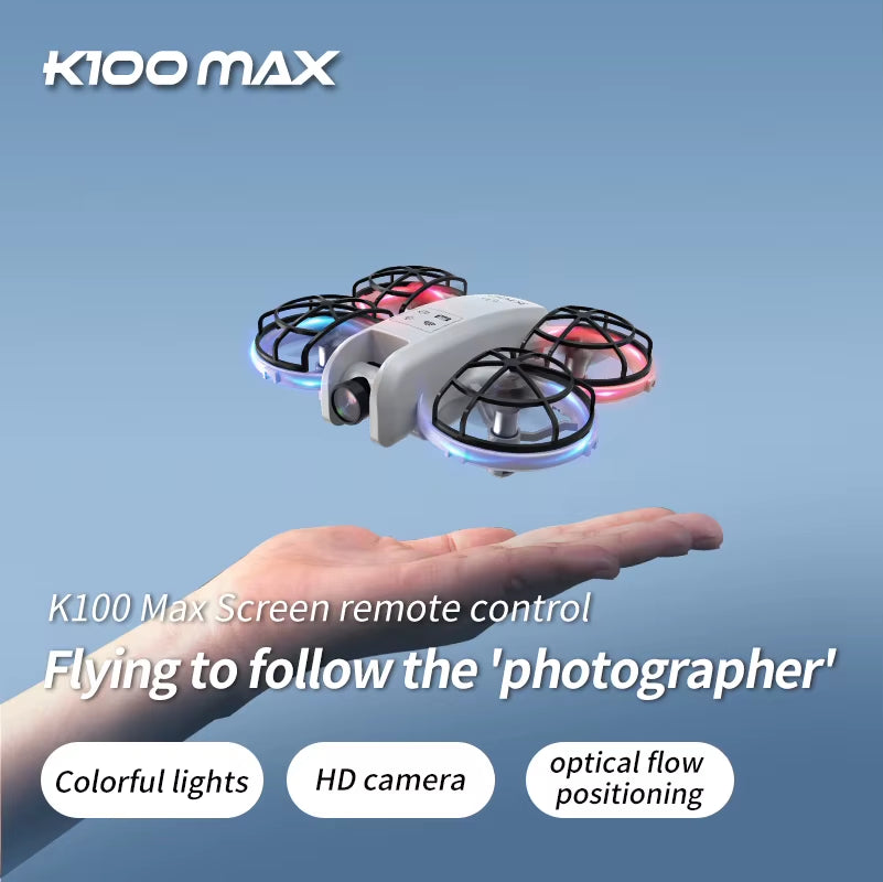 SJY-K100MAX Mini Drone with Screen Remote Control 4K Esc Camera Obstacle Avoidance Photography Drone Uav Optical Flow