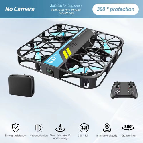 SJY-V37 Radio Control Drone 2.4G Wifi 100M Long Range Small Drone Kids Toy One Key Landing Headless Mode Gesture Video